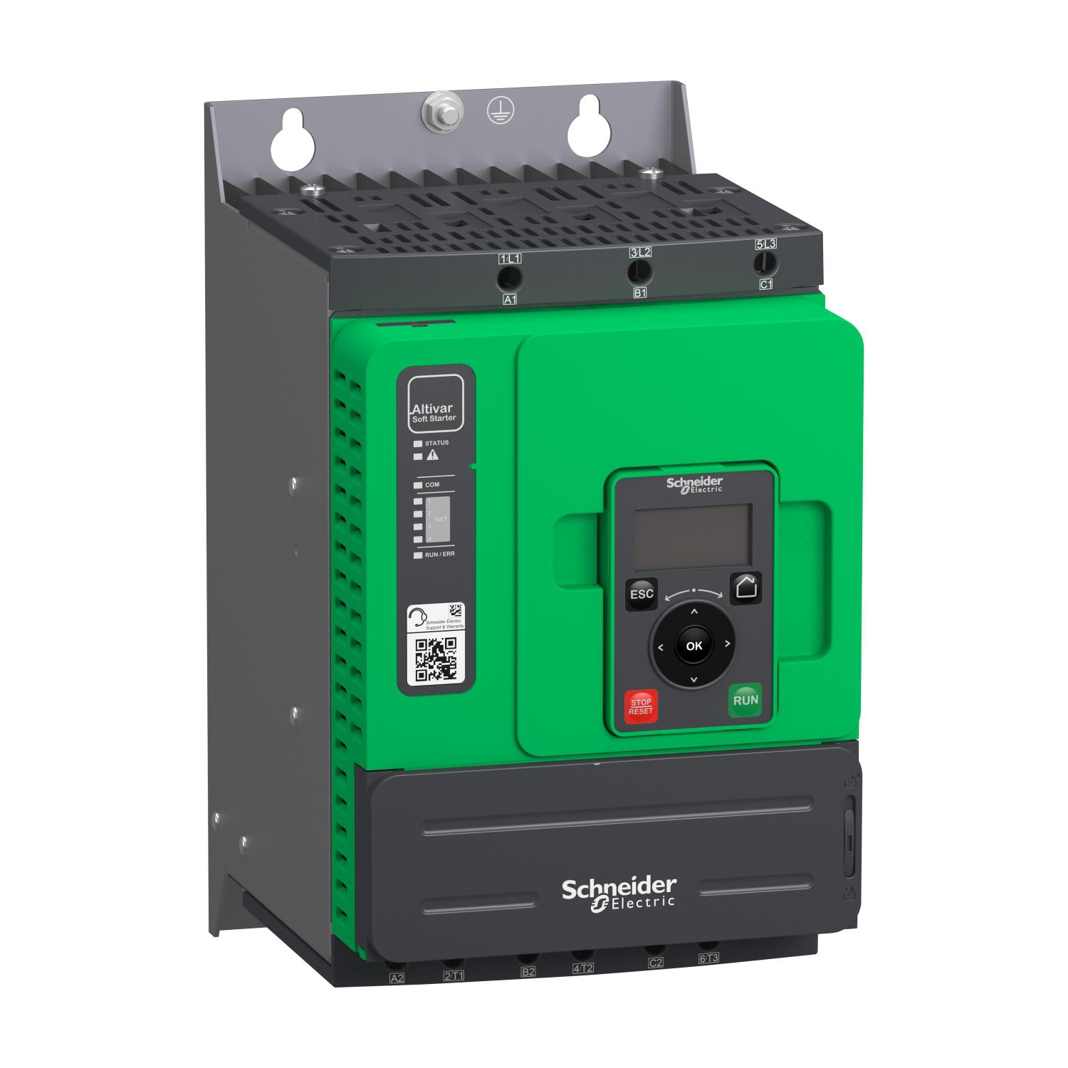 Schneider Electric Altivar Soft Starter ATS480 Soft Starter, , 55 → 250 kW, 208 → 690 V ac, 3 Phase