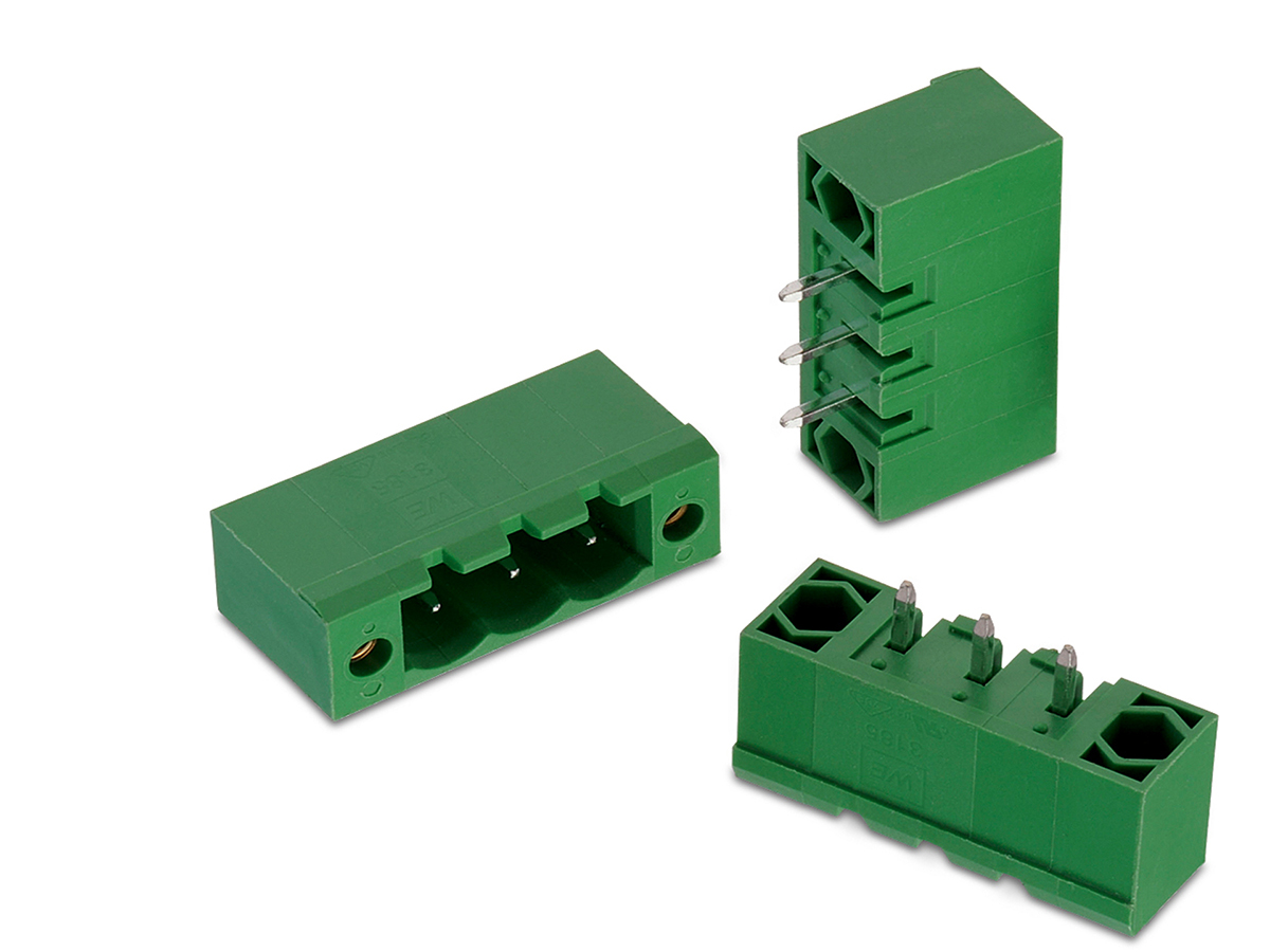 Wurth Elektronik, 5.08mm Pitch, WR-TBL, 2 Way, , Pluggable Terminal Block, Header, PCB Mount, Solder Termination,