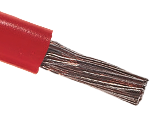RS PRO Red 10mm² Hook Up Wire, 8 AWG, 72/0.4 mm, 100m, PVC Insulation