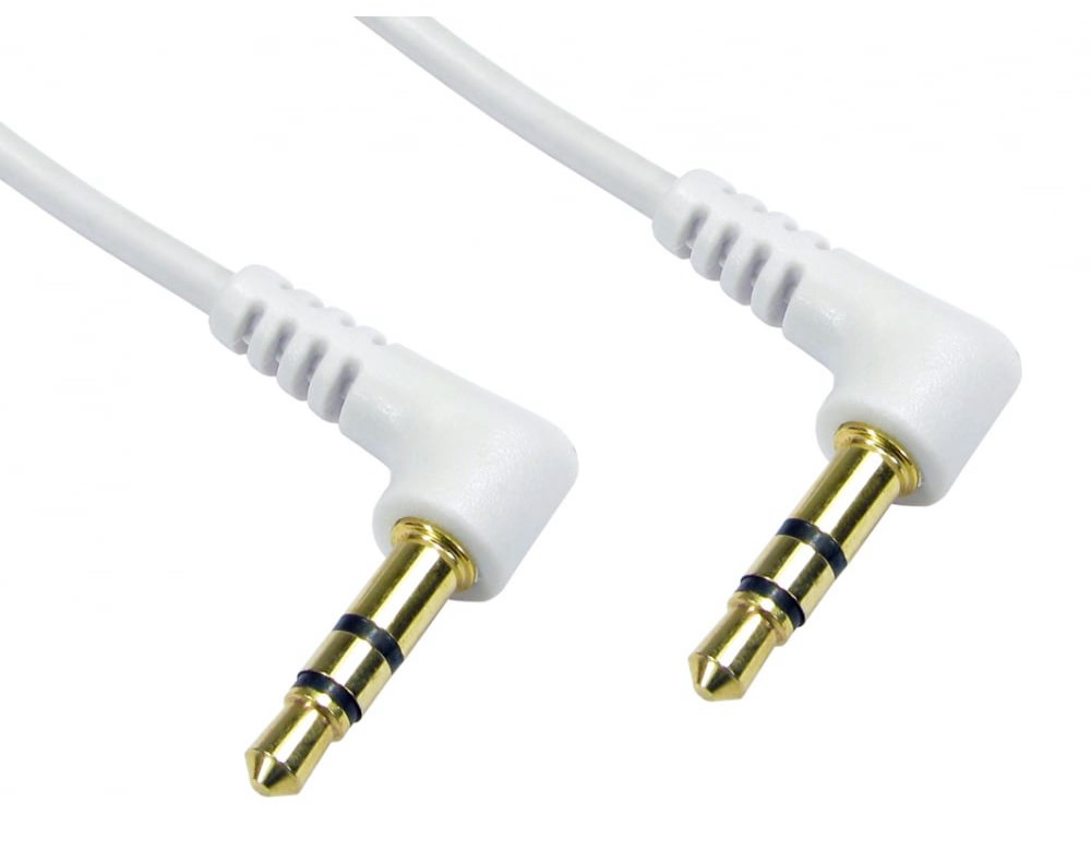 RS PRO Male 3.5mm Stereo Jack to Male 3.5mm Stereo Jack Aux Cable, Black, 5m