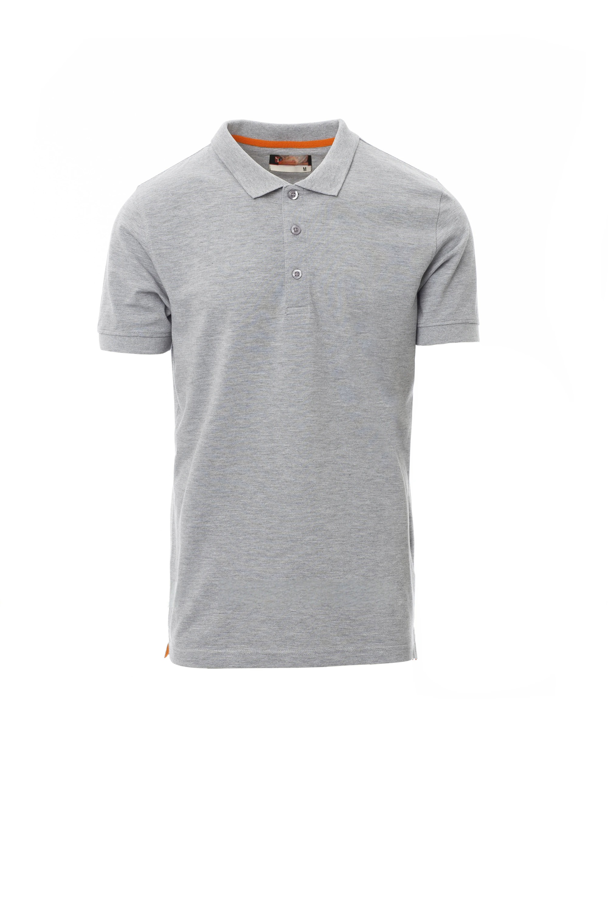 Payperwear VENICE MELANGE Grey 10% Polyester, 90% Cotton Polo Shirt, UK- XL, EUR- XL
