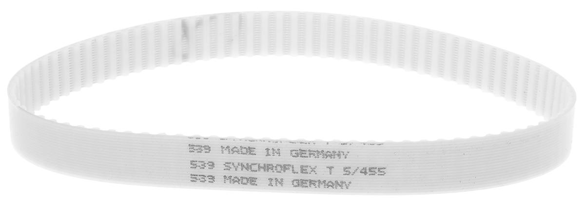 Contitech 16 / T5 / 455 SS Timing Belt, 91 Teeth, 455mm Length, 16mm Width