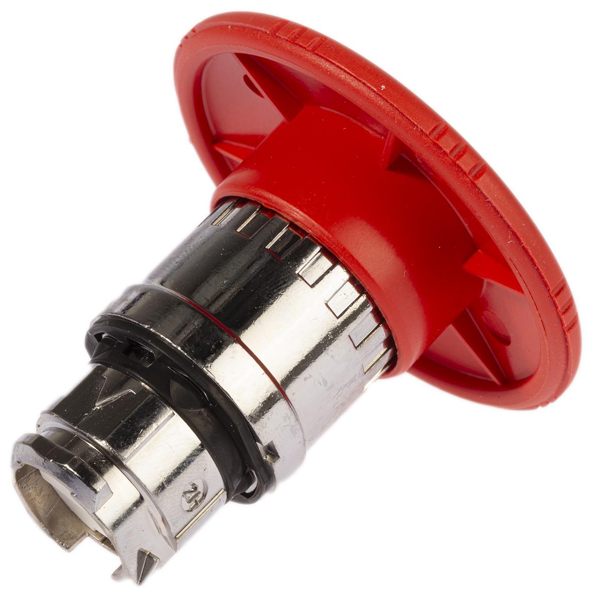 Schneider Electric ZB4BS864, Harmony, Red, Twist to Reset 60mm Round Head Emergency Button