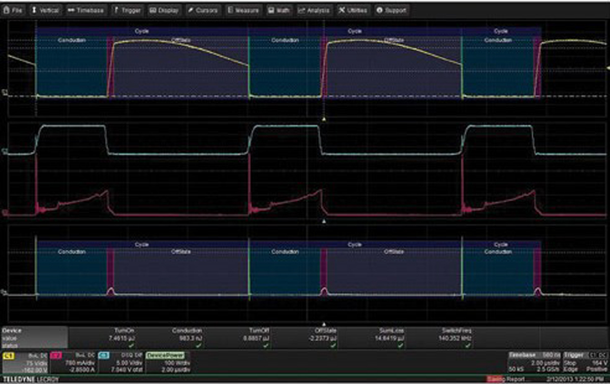 Teledyne LeCroy Power Analysis Oscilloscope Software for Use with HDO4000 Series