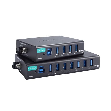 MOXA 7 Port USB 3.2 USB A, USB B  Hub, USB Powered, 140 x 80 x 27mm