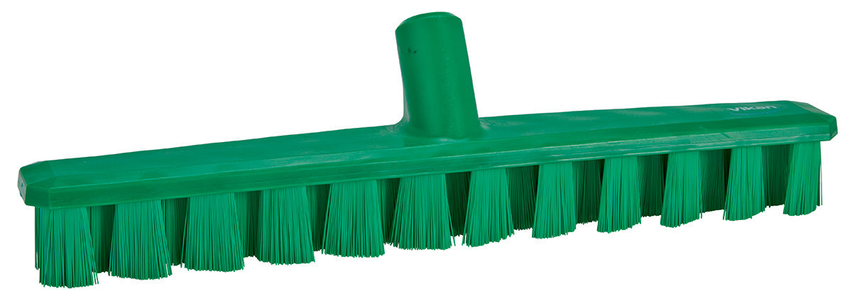 Vikan Hard Bristle Green Scrubbing Brush, 37mm bristle length, PET bristle material
