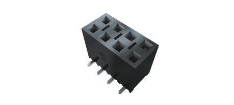 Samtec SSM Series Vertical Surface Mount PCB Socket, 12-Contact, 1-Row, 2.54mm Pitch, SMT Termination