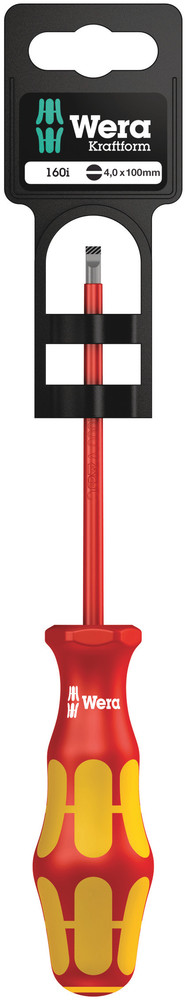 Wera Slotted Insulated Screwdriver, 2.5 mm Tip, VDE/1000V