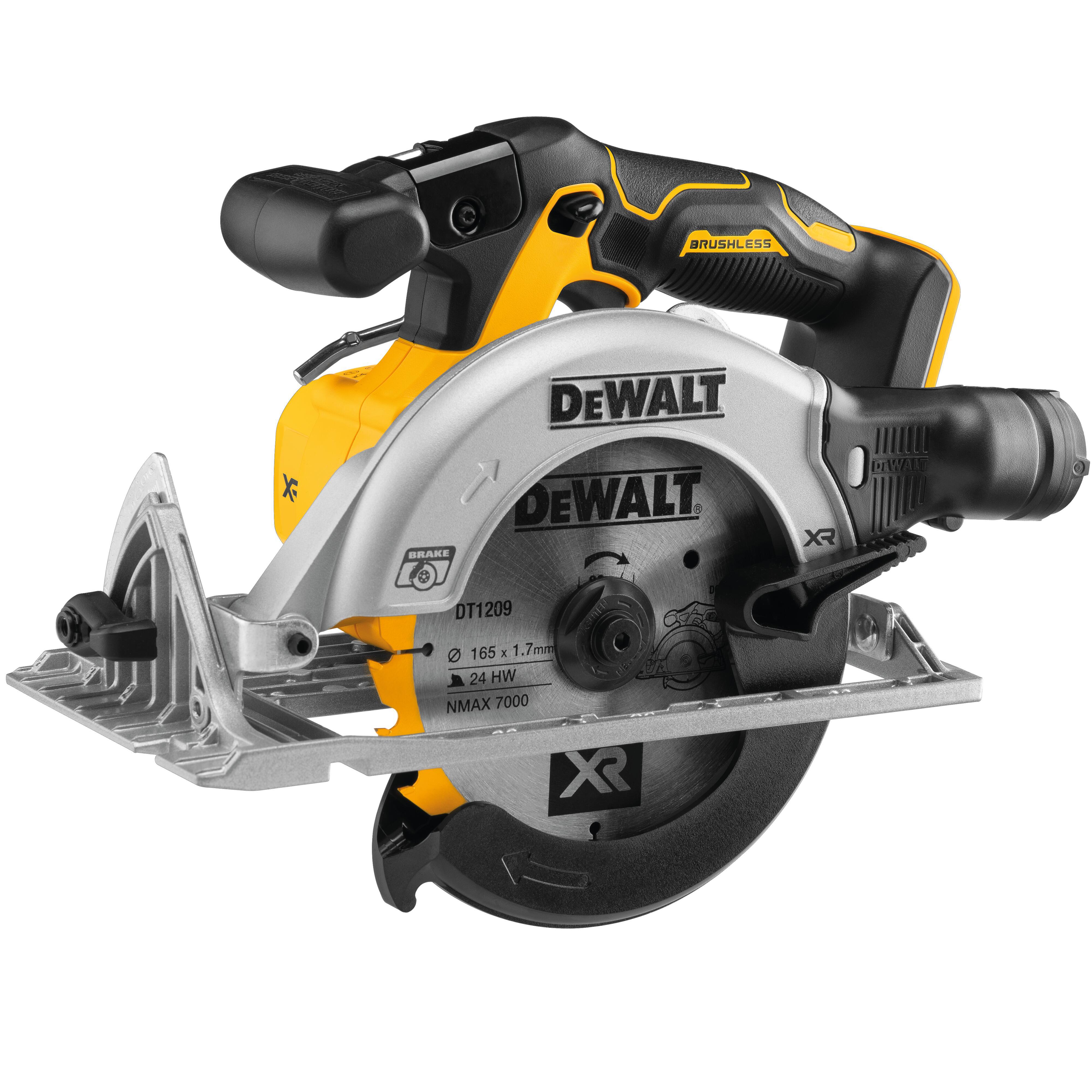 DeWALT DCS DCS565N-XJ 165mm Cordless Hand-Held Circular Saw, 18V