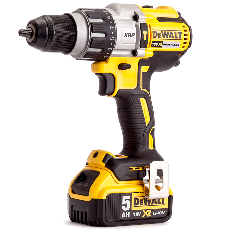 DeWALT DCD Keyless 18V Cordless Combi Drill Li-Ion, Euro Plug