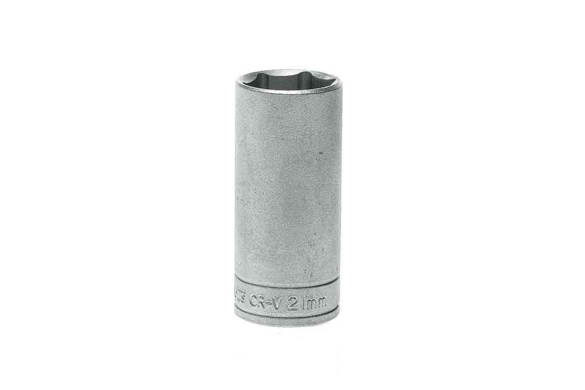 Teng Tools 3/8 in Drive 21mm Deep Socket, 6 point, 45.5 mm Overall Length