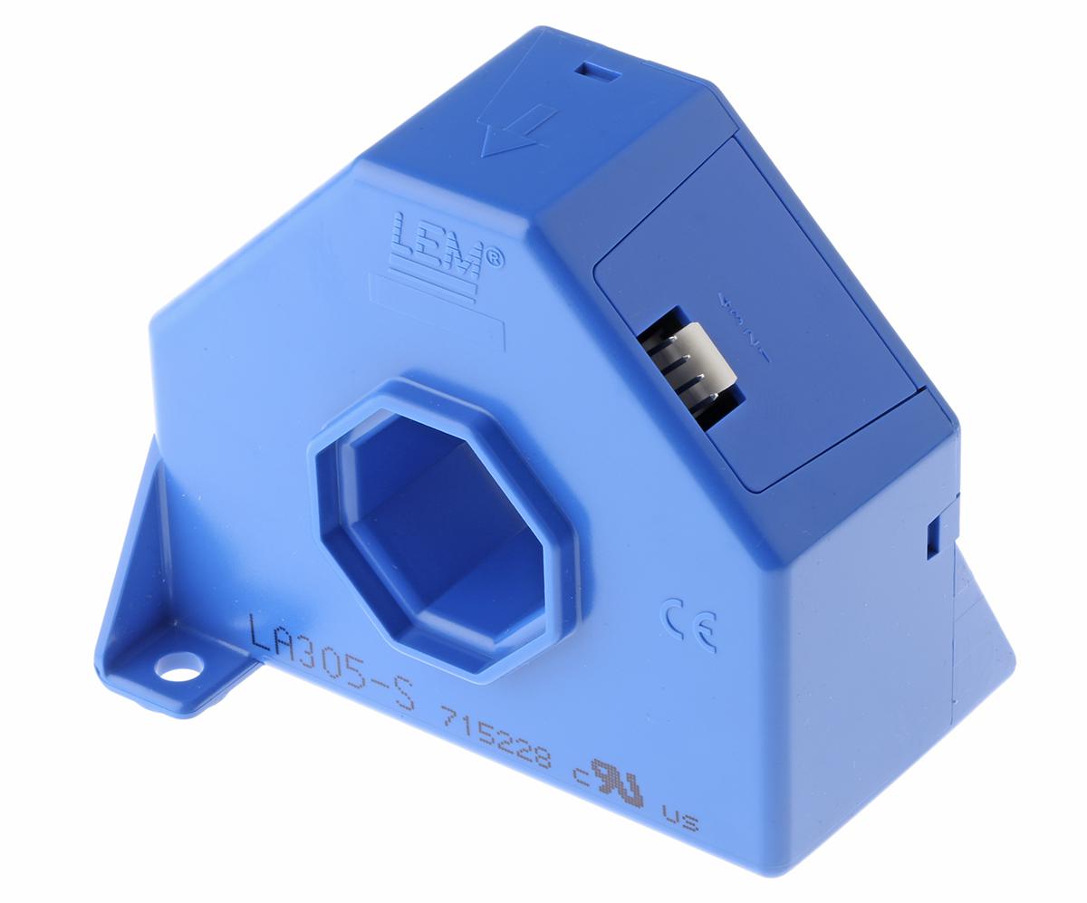 LEM LA Series Current Transformer, 500A Input, 500:1, 120 mArms Output, 25.5mm Bore, 12 → 15 V