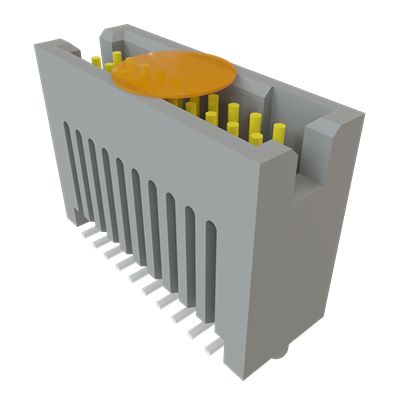 Samtec TFC Series Vertical Through Hole, Surface PCB Header, 64 Contact(s), 1.27 mm Pitch, 2 Row, Shrouded