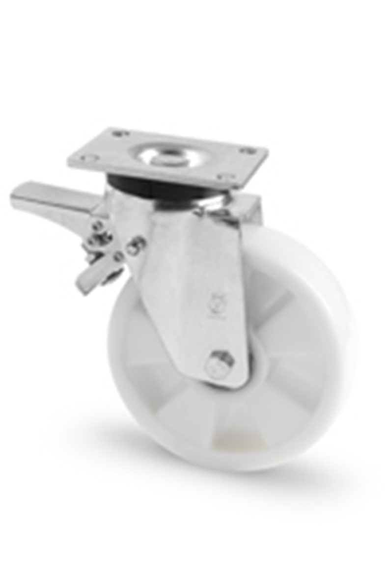 RS PRO Swivel Castor Wheel, 800kg Capacity, 200mm Wheel