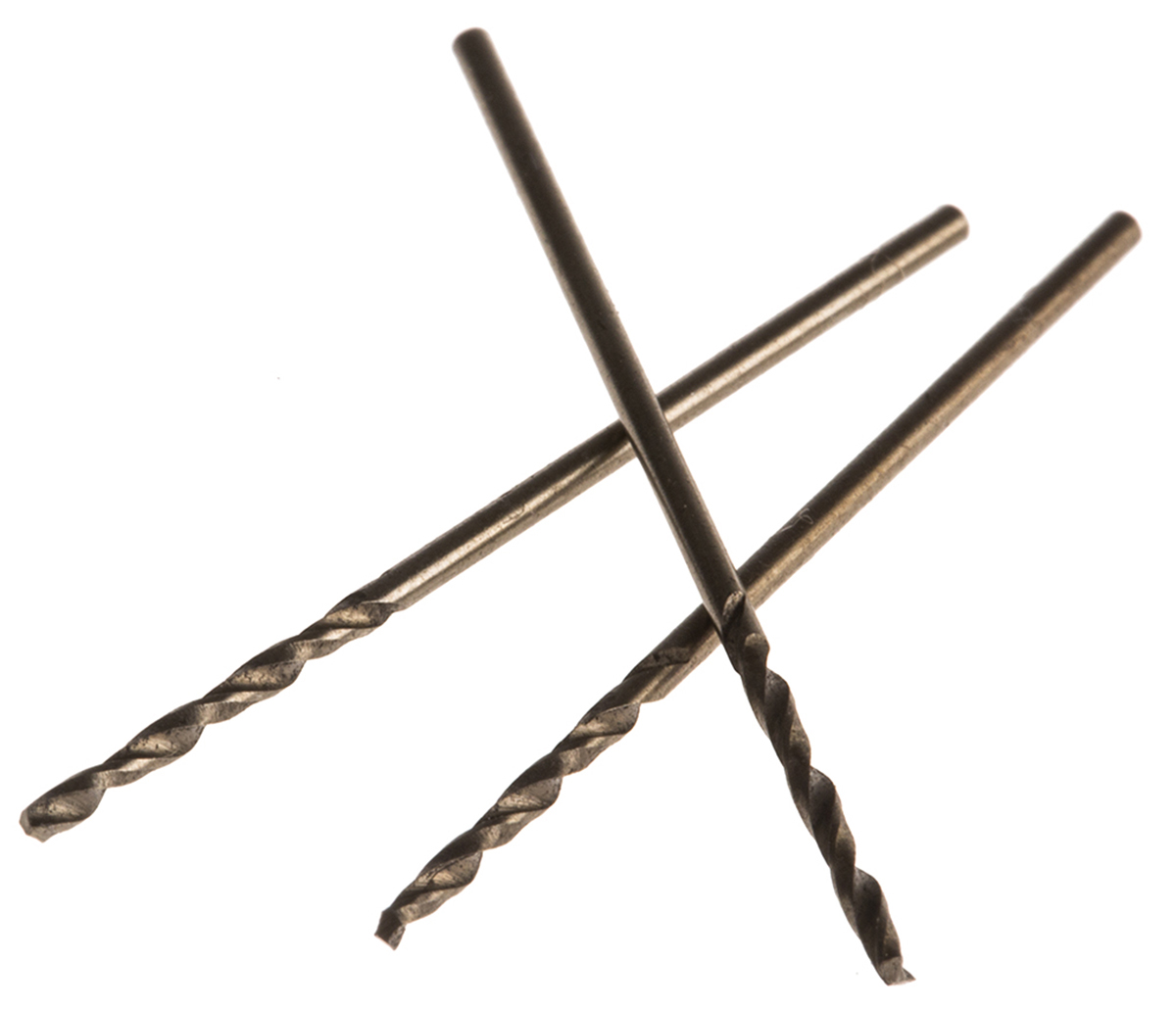 RS PRO HSCo Twist Drill Bit, 1mm Diameter, 34mm Overall