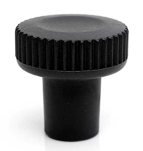 RS PRO Black Thermoplastic Thumbscrew Clamping Knob, M8, Threaded Mount