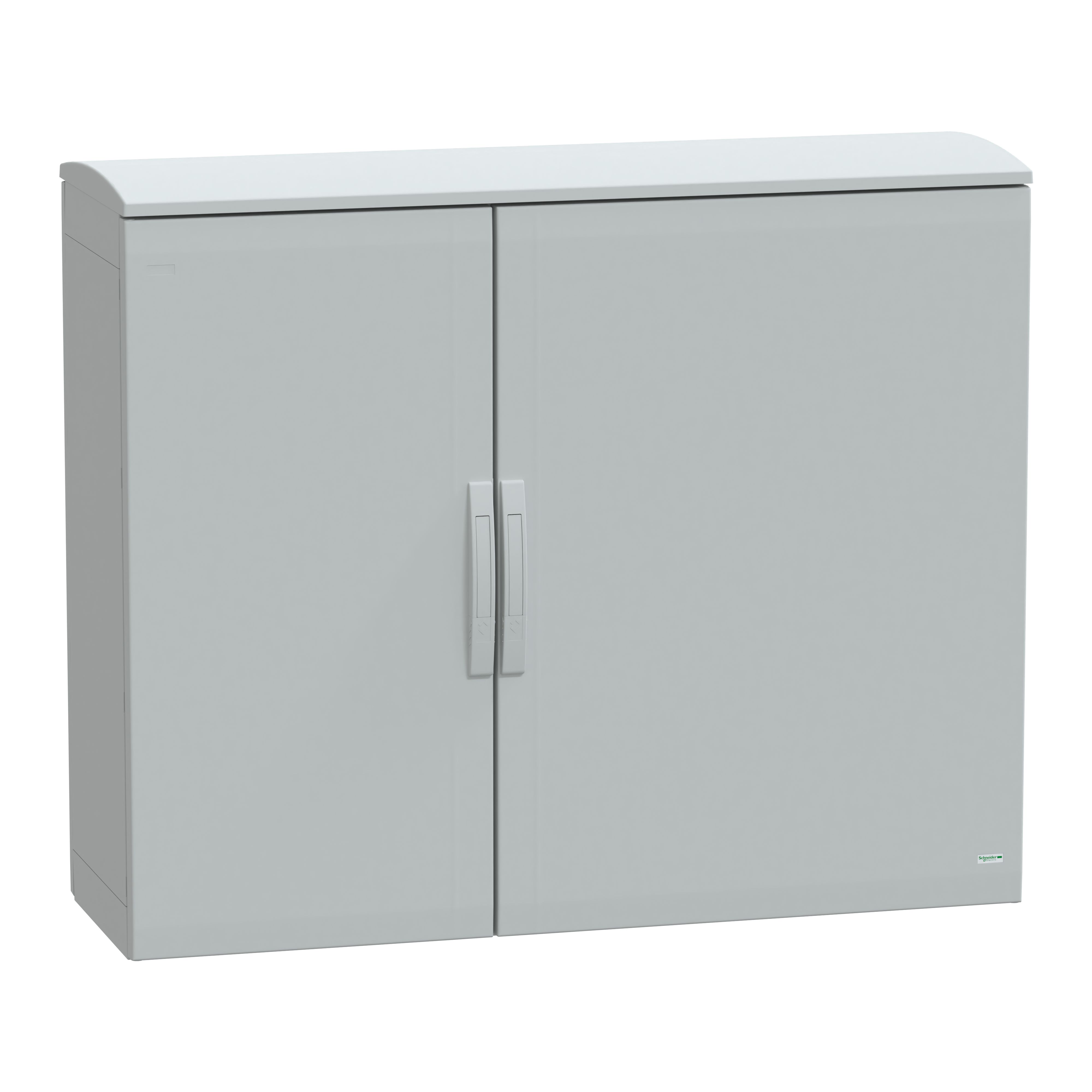 Schneider Electric PanelSeT Series Fibreglass Reinforced Polyester Double-Door-Door Floor Standing Enclosure, Opaque