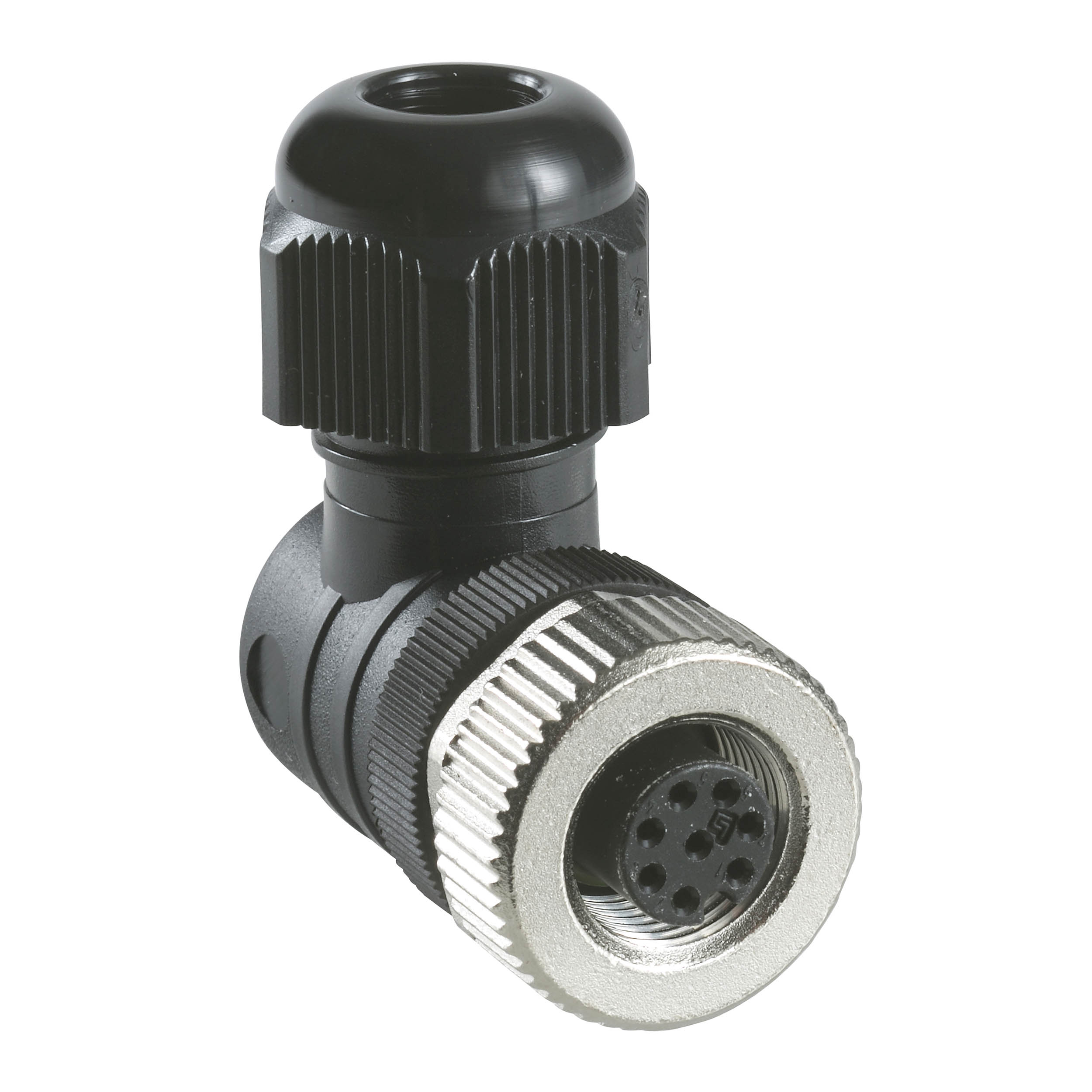 Telemecanique Sensors Circular Connector, 8 Contacts, Cable, M12 Connector, Socket, Female, IP67, XZCC Series