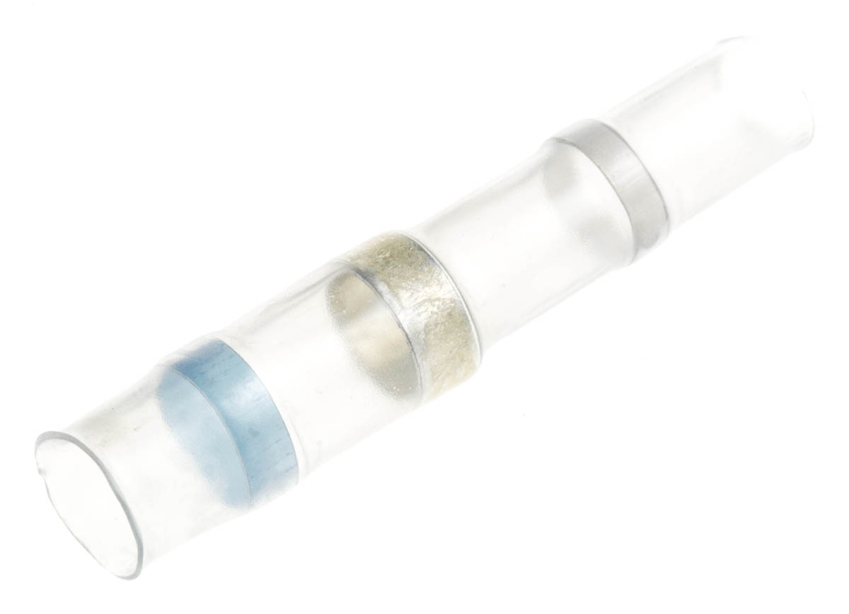 TE Connectivity Transparent Polyolefin Solder Sleeve 42mm Length 2.8 → 6mm Cable Diameter