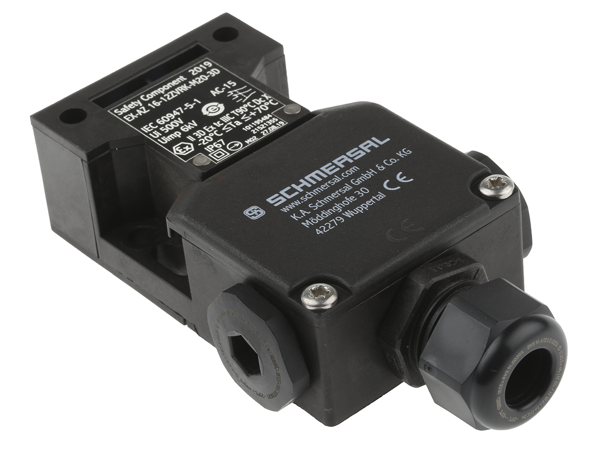 Schmersal ATEX EX-AZ16 Safety Interlock Switch, 2NC/1NO, Keyed , Glass Fibre Reinforced Thermoplastic