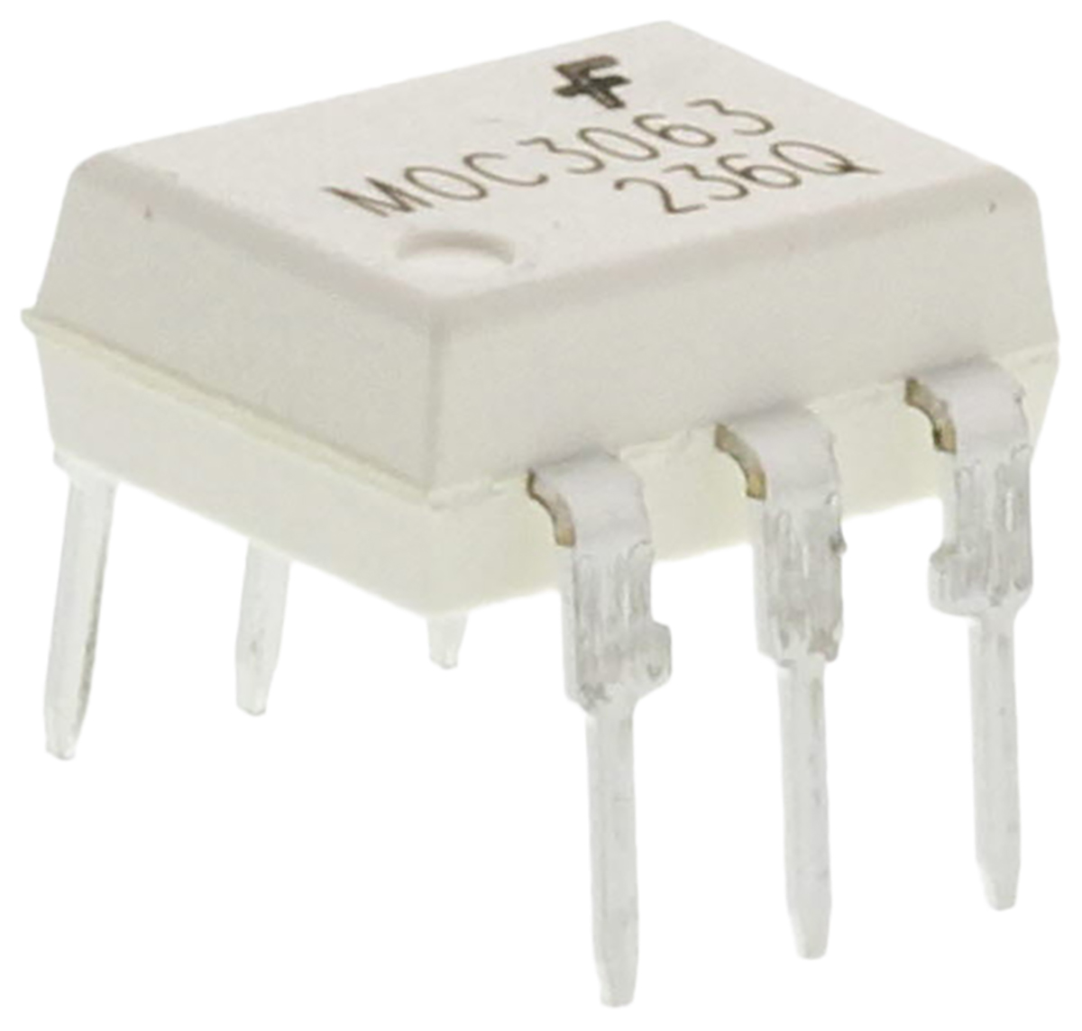 onsemi, MOC3063M Triac Output Optocoupler, Through Hole, 6-Pin DIP