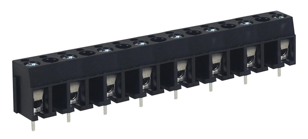 RS PRO PCB Terminal Block, 8-Contact, 10mm Pitch, Through Hole Mount, 1-Row, Screw Termination