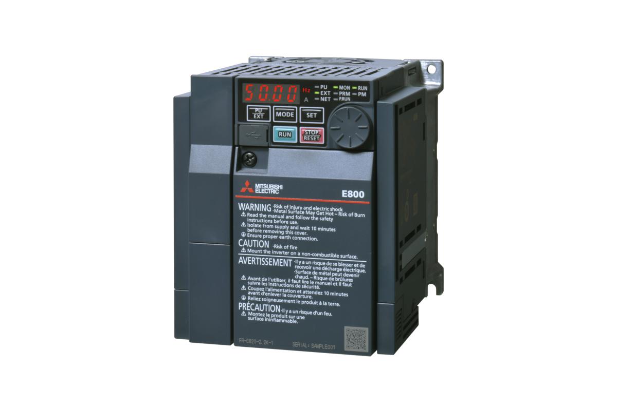 Mitsubishi Electric Inverter Module, 0.75 kW, 1 Phase, 240 V, 5 A, FR-E800 Series