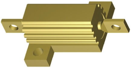 TE Connectivity, 10Ω 25W Wire Wound Chassis Mount Resistor HSA2510RJ ±5%