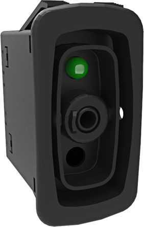Carling Technologies Illuminated SPST, On-Off Rocker Switch Panel Mount