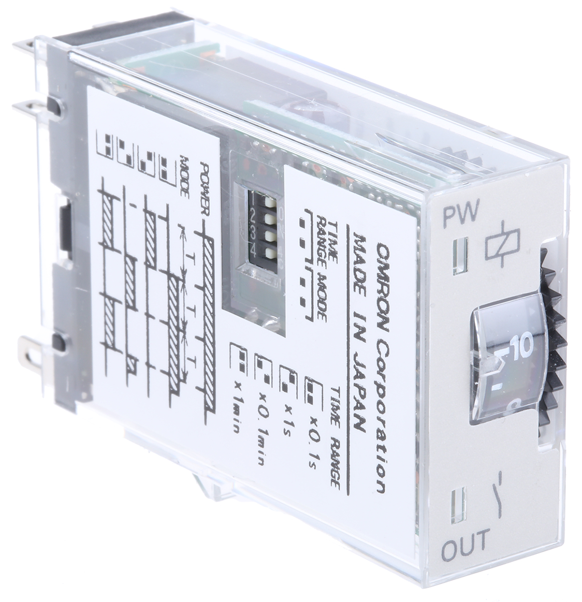 Omron H3RN Series Plug In Timer Relay, 24V dc, 2-Contact, 0.1 s → 10min