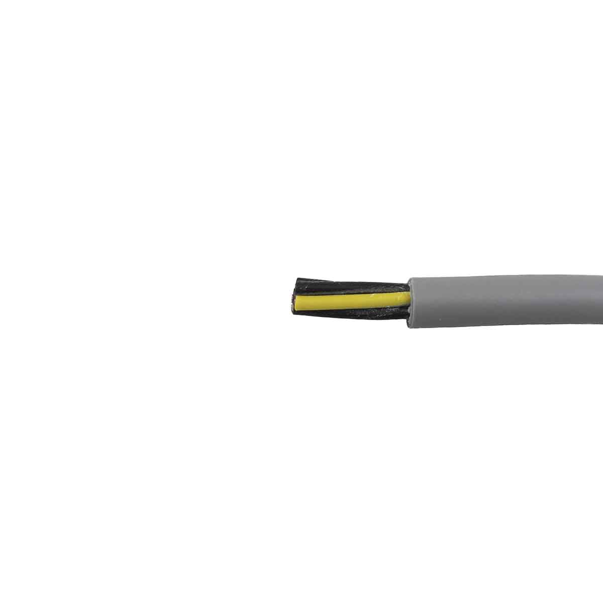 Alpha Wire Pro-Met Control Cable, 5 Cores 0.5 mm², Unscreened, 50 m, Grey Polyvinyl Chloride Sheath