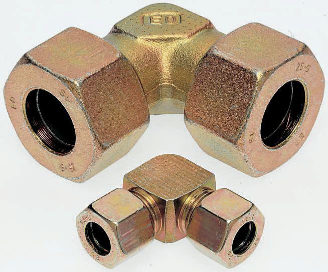 Parker RI-ED Series Straight Threaded Adaptor, G 1/2 Male to G 1/4 Female, Threaded Connection Style
