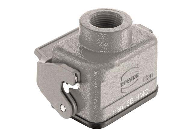 HARTING Han HMC Heavy Duty Power Connector Hood, M20 x 1.5 Thread, Top Entry Han B HMC Range