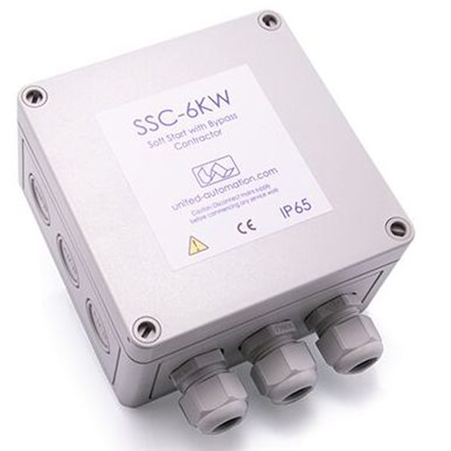 United Automation Soft Start, , 6 kW, 230 V ac, 1 Phase, IP65