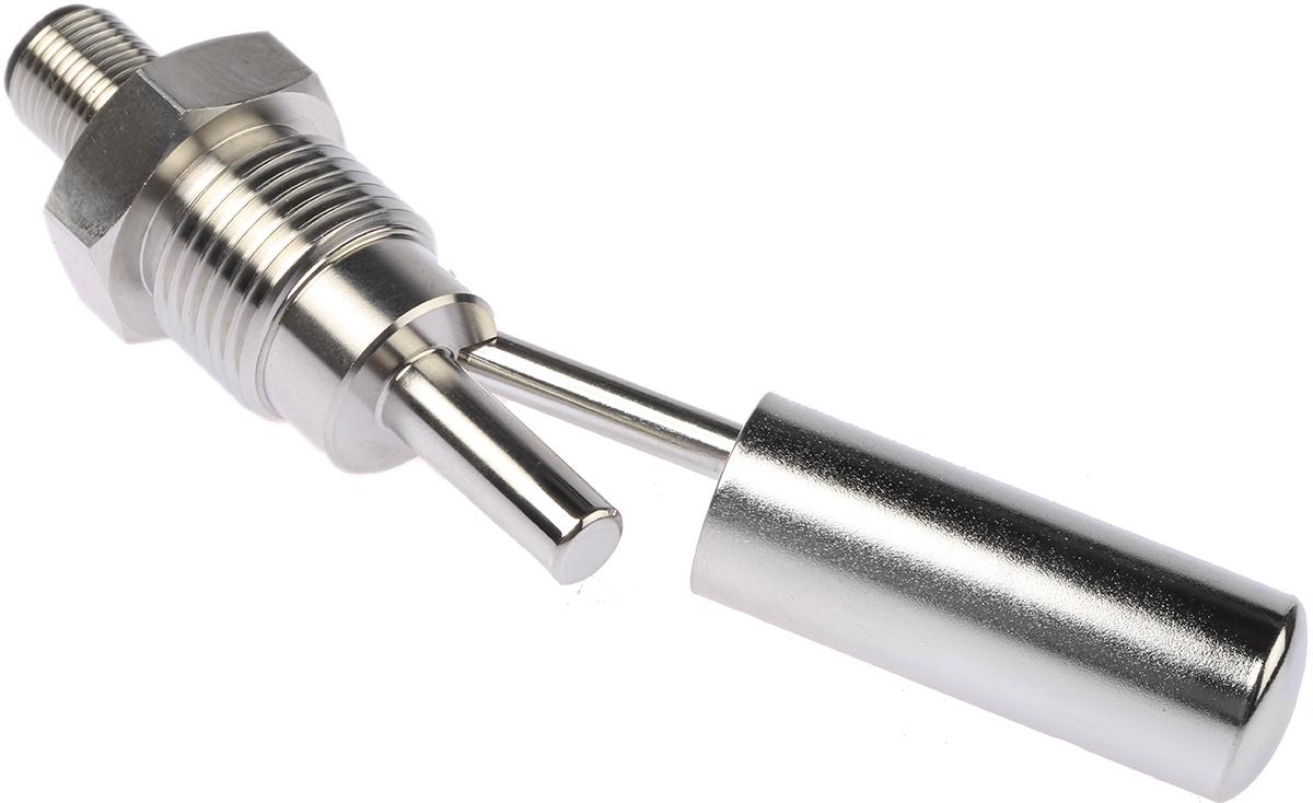 Sensata Cynergy3 SSF217 Series Horizontal Stainless Steel Float Switch, Float, NO/NC, 300V ac Max, 300V dc Max