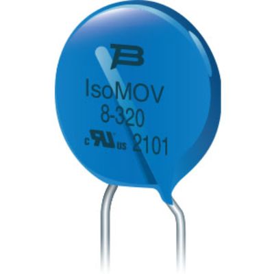 Bourns, IsoMOV Metal Oxide Varistor 30pF 50A, Clamping 875V, Varistor 320V, Bulk