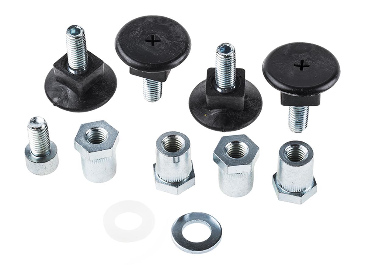 nVent SCHROFF Adjustable Feet for Use with 19 Inch Cabinets