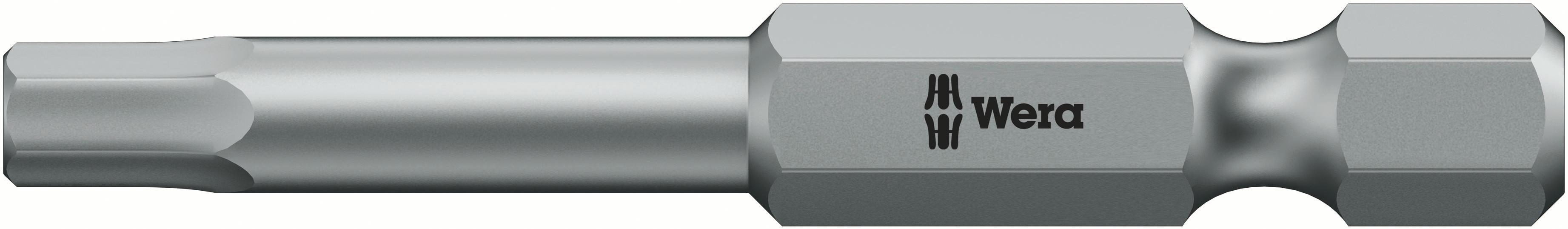 Wera Hexagon Plus BO Screwdriver Bit, 6 mm Tip, 89 mm Overall