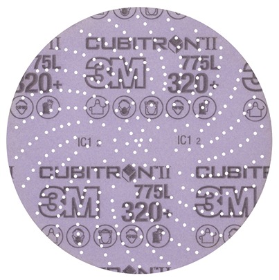 3M 775L Ceramic Sanding Disc, 152mm, 320+ Grade, 50 in pack