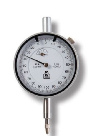 Moore & Wright MW400-02 Dial Indicator, 0 → 1 mm Measurement Range, 0.001 mm Resolution , ± 0.004 mm Accuracy