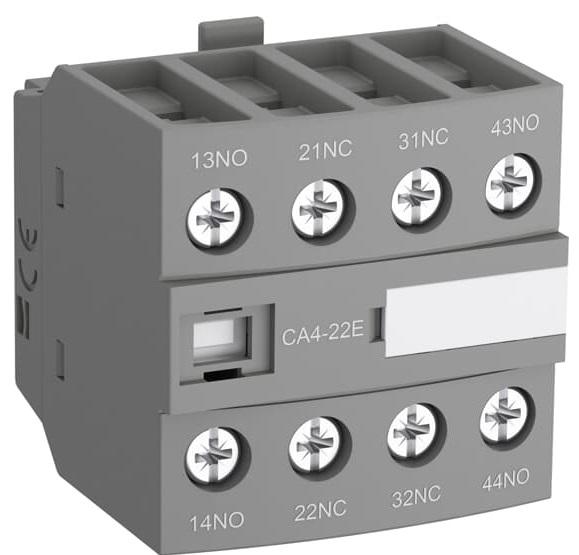 ABB Auxiliary Contact Block, 4 Contact, 4NC, Front Mount