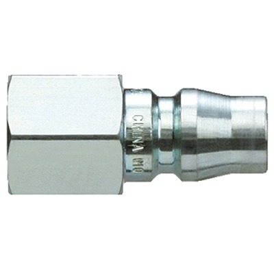 SMC Steel Male Pneumatic Quick Connect Coupling, R 1/8 Male Threaded