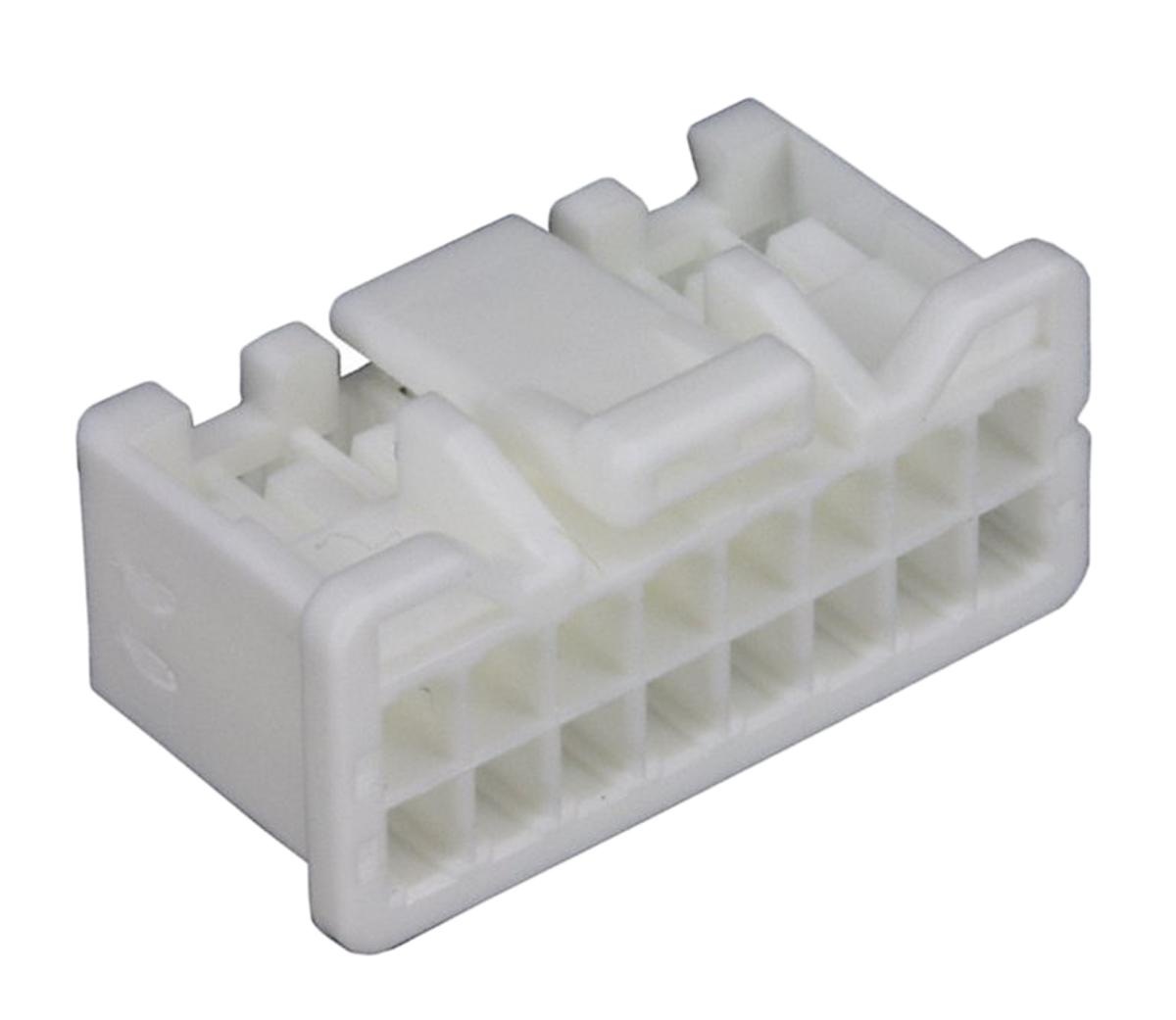 JST, PUD Female Connector Housing, 2mm Pitch, 16 Way, 2 Row