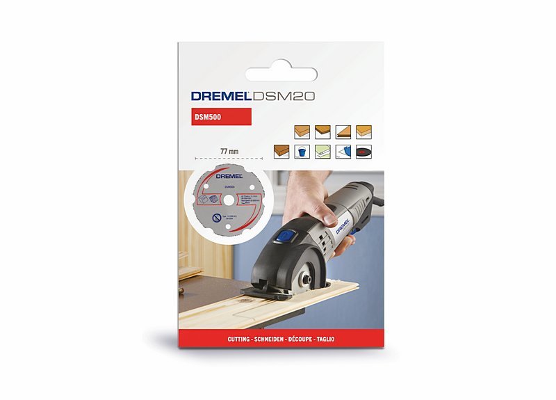 Dremel DSM500 Carbide Cutting Disc, 77mm x 2mm Thick