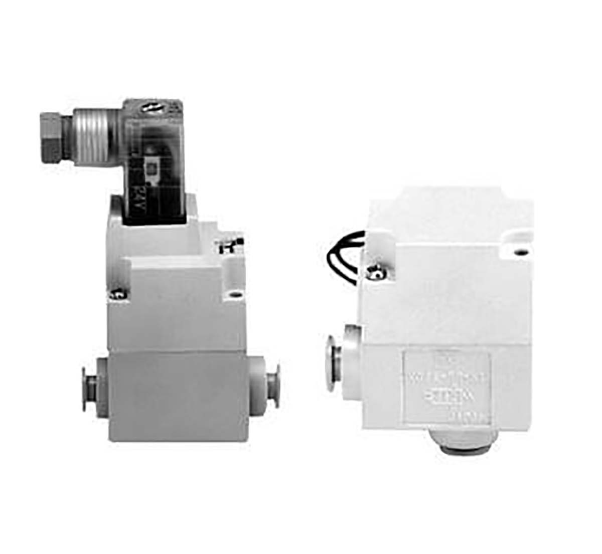 SMC Solenoid Valve VQ21A1-5GZ-C8-Q, 2 Port, NC, 24 V
