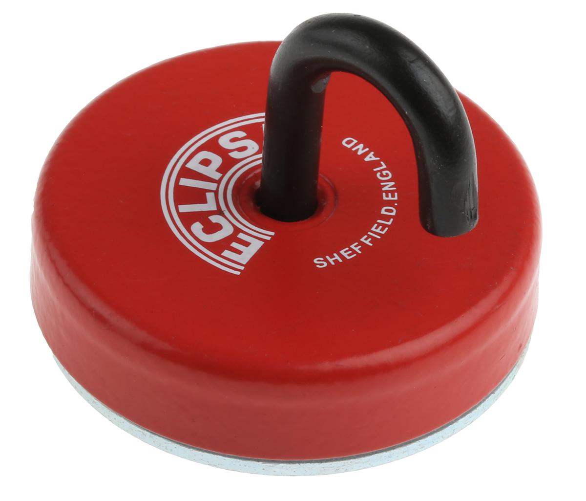 Eclipse Pot Magnet 46mm Hook Ferrite, 6kg Pull