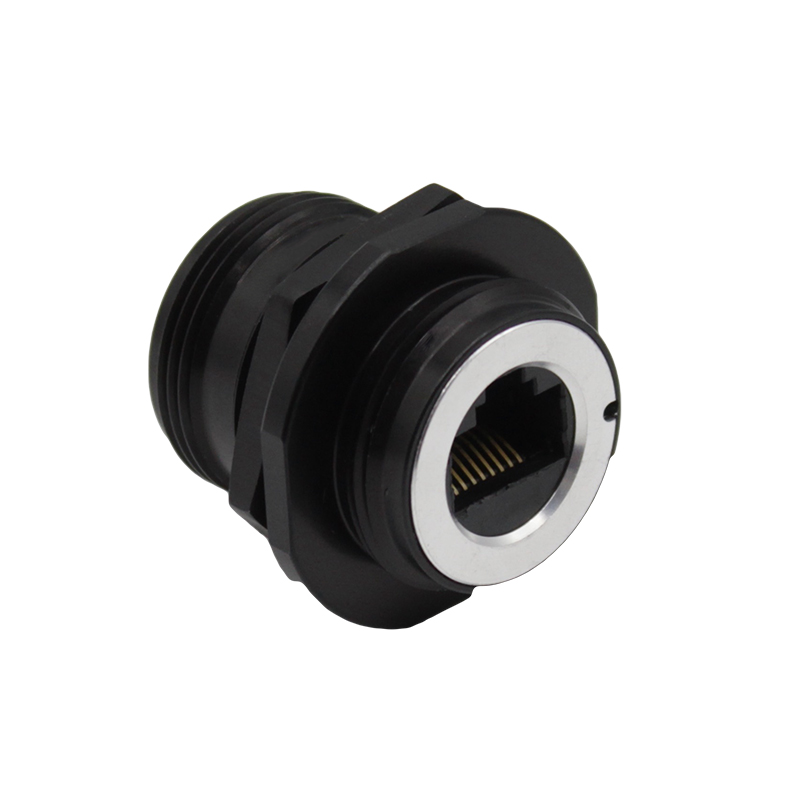 Bulgin 600 Series - Ethernet Buccaneer Connectors Series Female Ethernet Connector, Jam Nut, Cat5e Straight