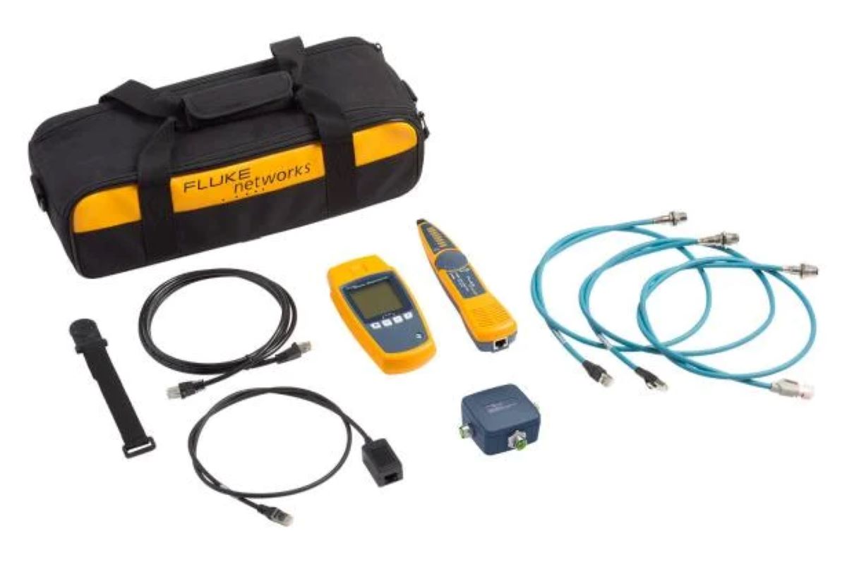Fluke Networks MS-POE-IE-KIT Multimedia Cable Tester Kit RJ45