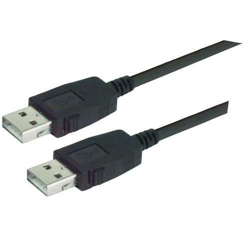L-Com USB 2.0, Male USB to Male USB A, 5m