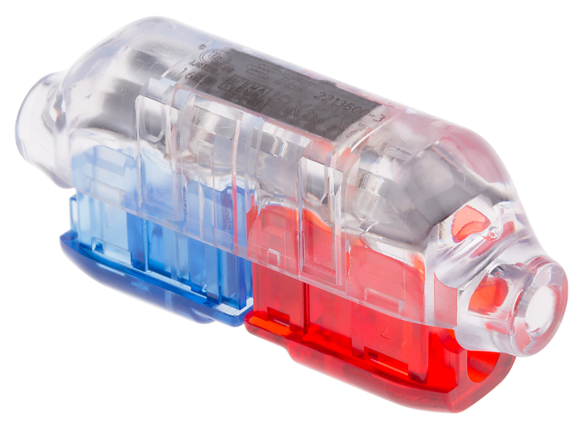 TE Connectivity In Line Splice Connector, Clear, Insulated, Tin 0.75 → 1.5 mm², 1.5 → 2.5 mm², 16